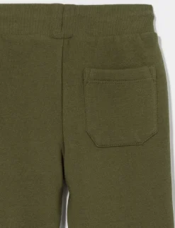 Fleece Pants with Cut Line Design