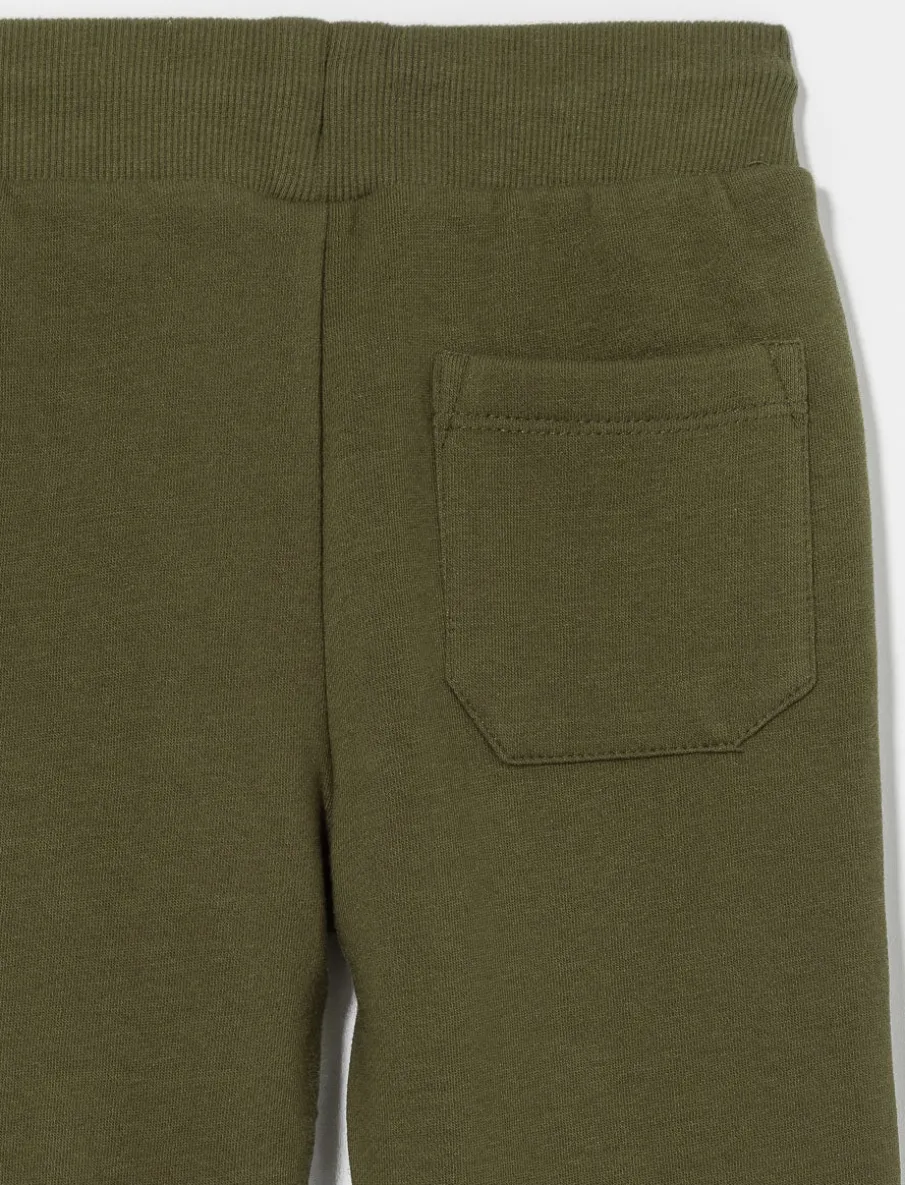 Fleece Pants with Cut Line Design