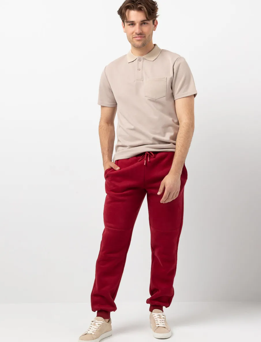 Fleece Pants with Elastic Waistband