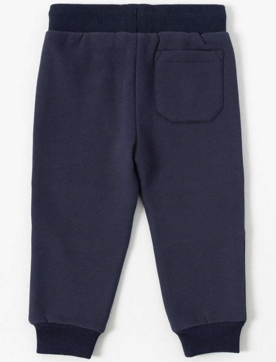 Fleece Pants with Elastic Waistband - Baby Boy