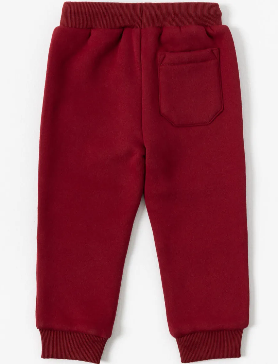 Fleece Pants with Elastic Waistband - Baby Boy