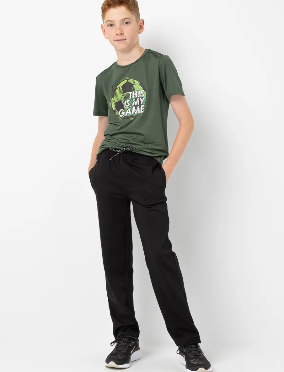 Fleece Pants with Elastic Waistband