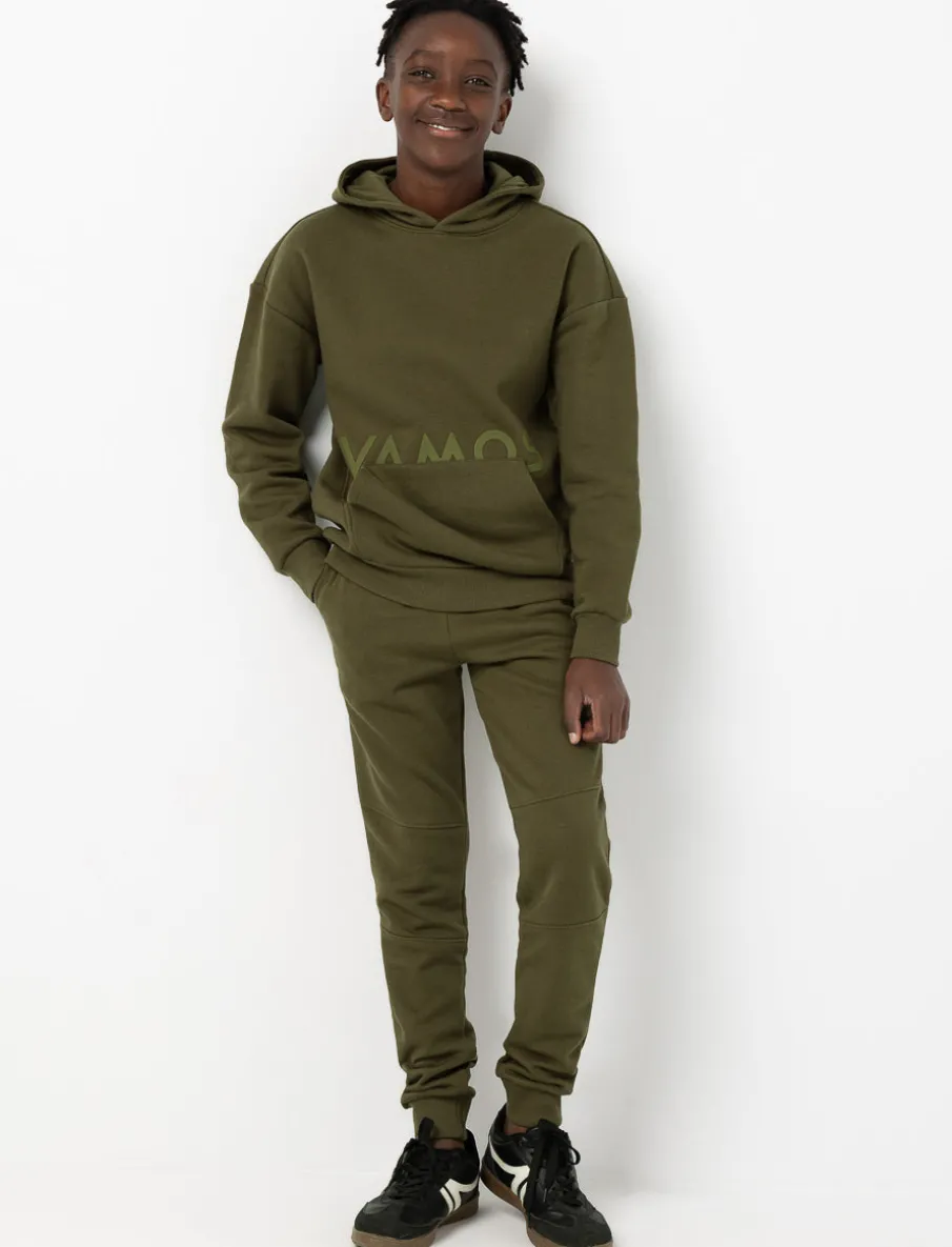 Fleece Pants with Elastic Waist