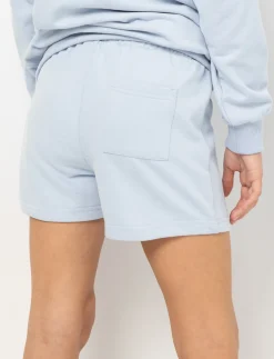 Fleece Shorts with Embroidery
