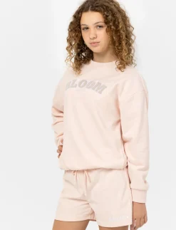 Fleece Shorts with Embroidery