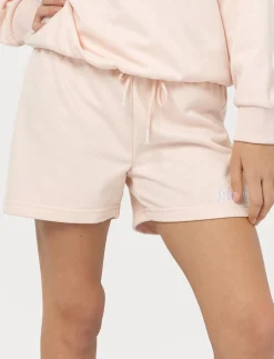 Fleece Shorts with Embroidery