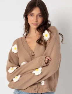 Floral Button-up Cardigan