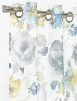 Floral Curtain Panel