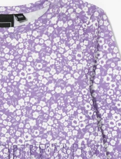 Floral Dress with Gathered Waist - Baby Girl