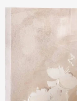 Floral Embossed Canvas Print