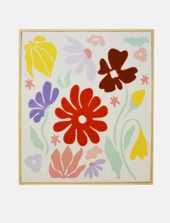 Floral Fabric Wall Art