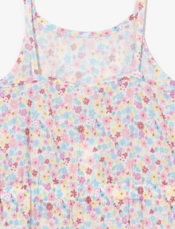 Floral Jumpsuit with Thin Straps