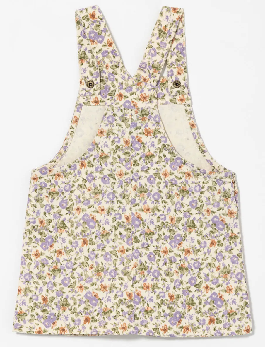 Floral Overall Dress - Baby Girl