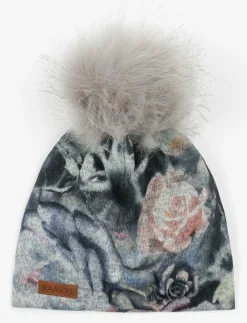 Floral Pompom Beanie - Baby