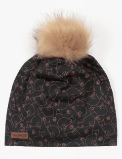 Floral Pompom Beanie - Teen