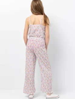 Floral Print Spaghetti Strap Jumpsuit
