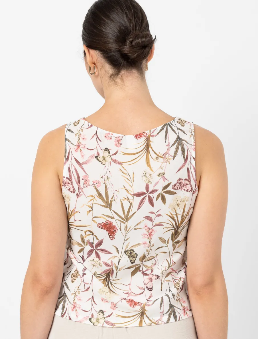 Floral Print Tank Top