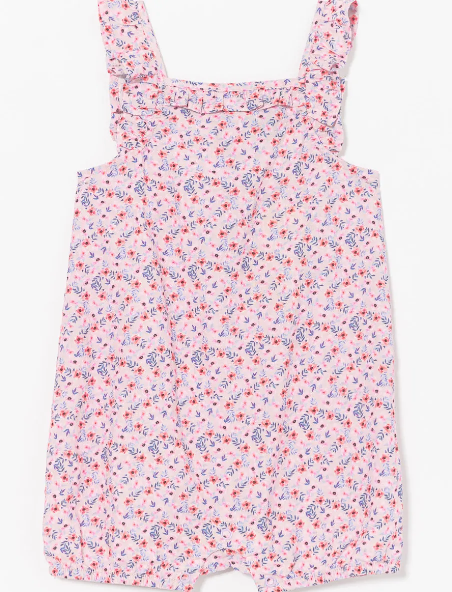 Floral Ruffle Romper