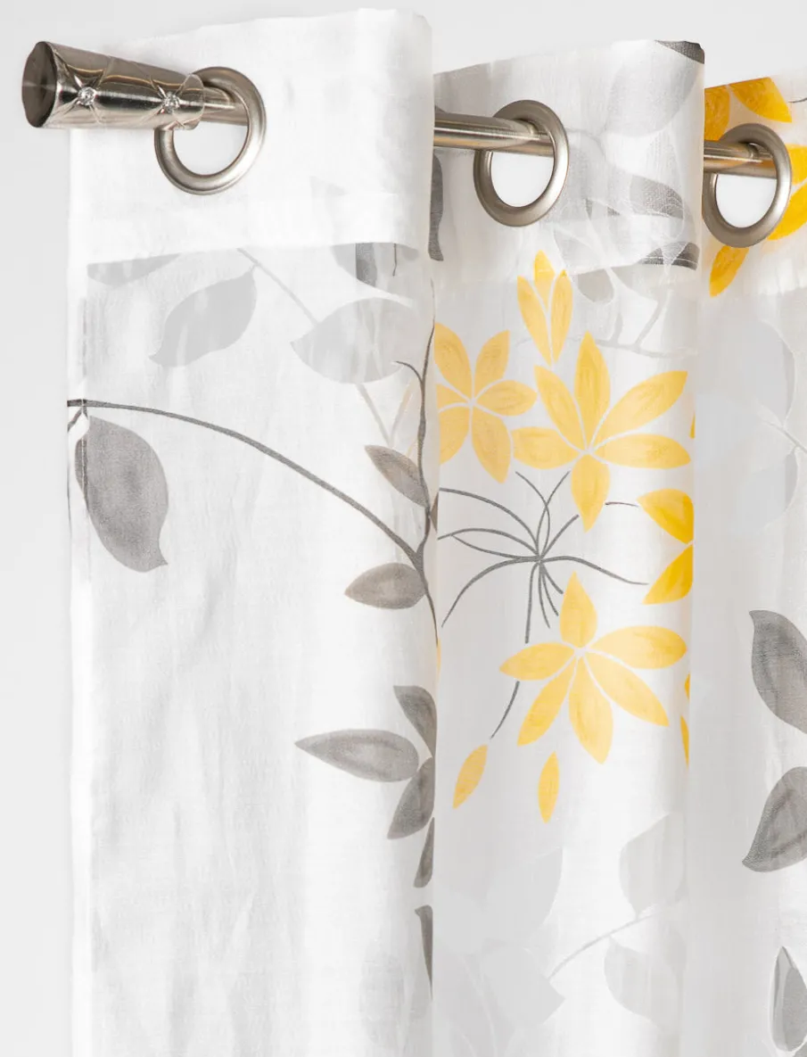 Floral Sheer Panel