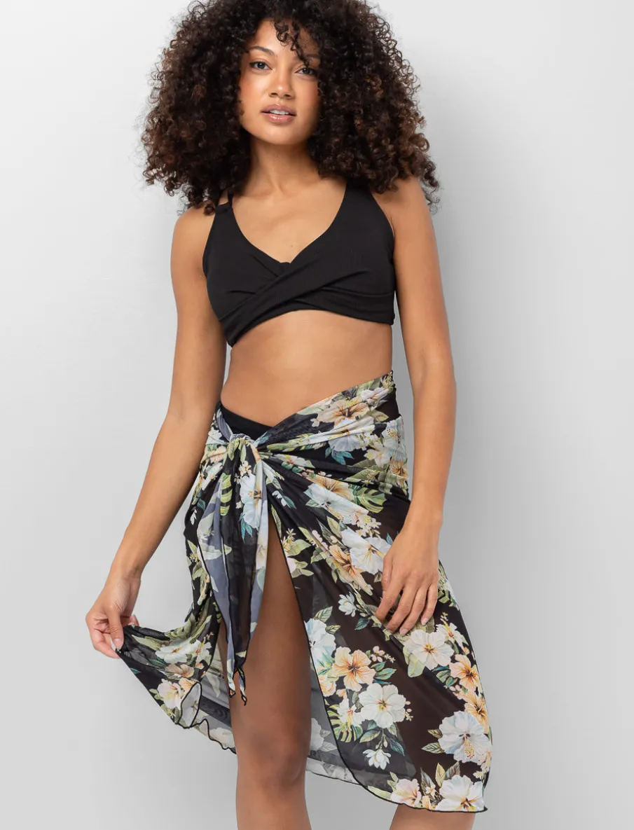 Floral Sheer Pareo