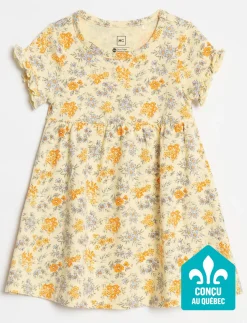 Floral Short-sleeve Dress