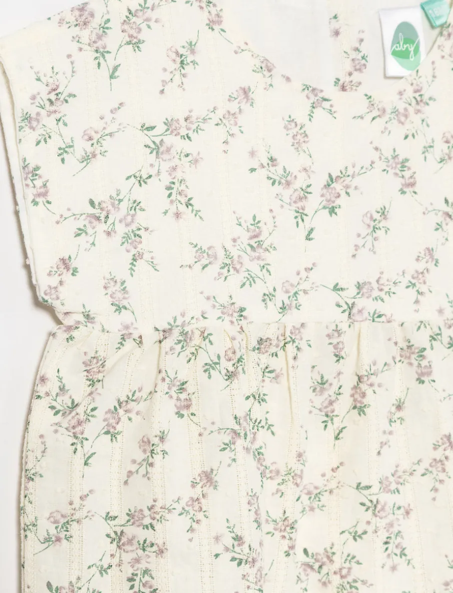 Floral Short-sleeve Dress