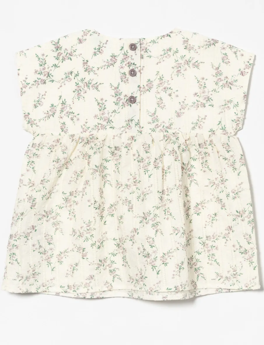 Floral Short-sleeve Dress
