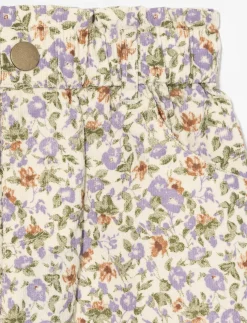 Floral Skirt with Elastic Waist - Little Girl