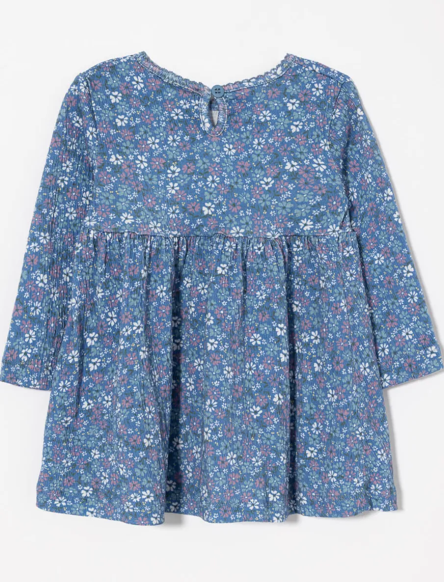 Floral Textured Dress - Baby Girl