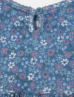Floral Textured Dress - Baby Girl