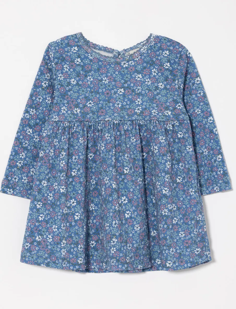 Floral Textured Dress - Baby Girl