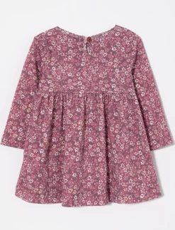 Floral Textured Dress - Baby Girl
