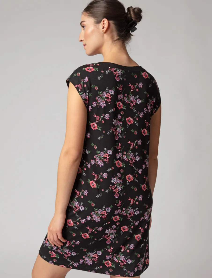 Floral V-neck Dress