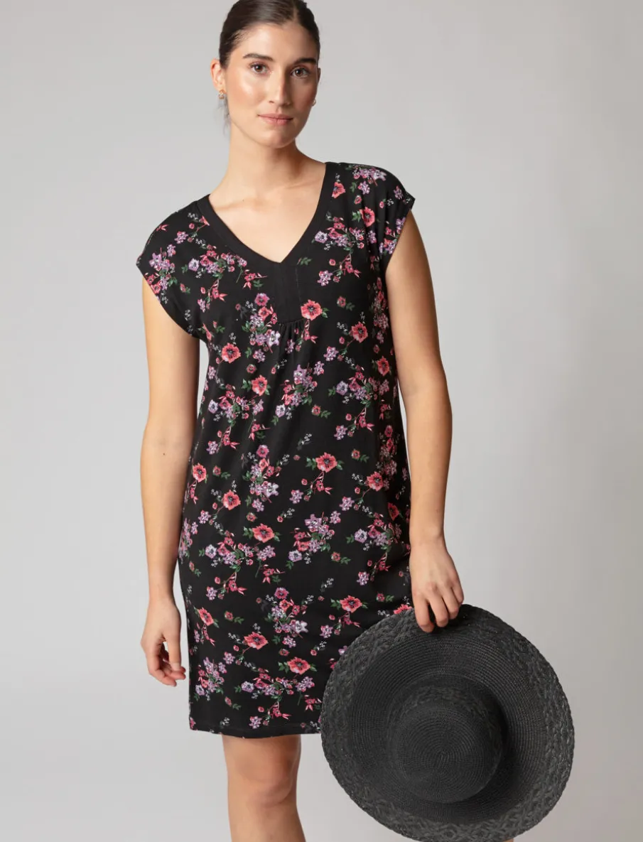 Floral V-neck Dress