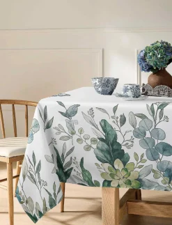 Floral-Print Tablecloth - 54 x 72 in