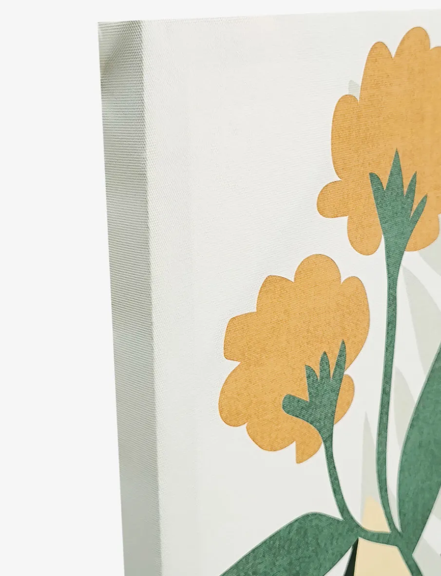 Flowers and Foliage Canvas Print