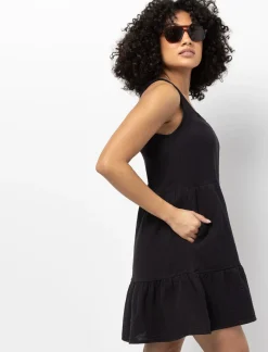 Flowy Cotton Gauze Dress