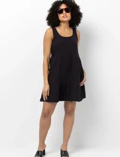 Flowy Cotton Gauze Dress