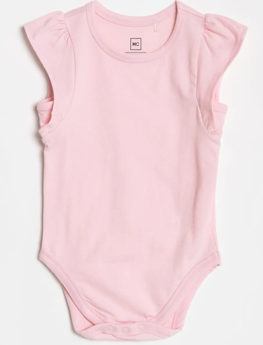 Flutter-sleeve Bodysuit