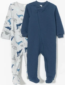 Footed Onesie PJs - Pack of 2