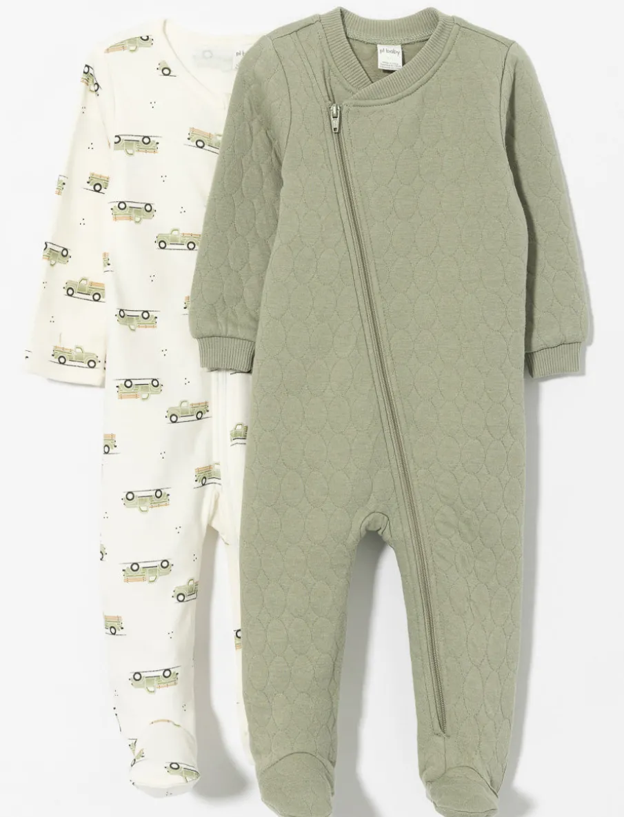 Footed Onesie PJs - Pack of 2