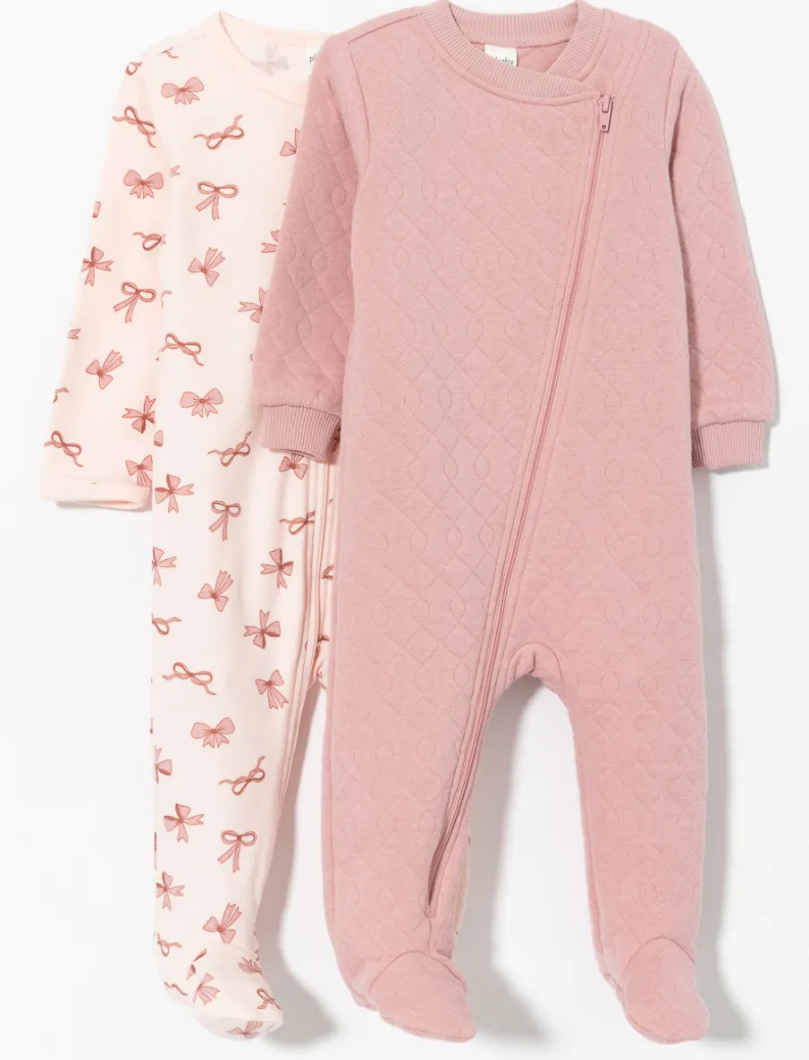 Footed Onesie PJs - Pack of 2