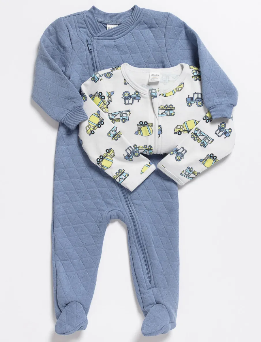 Footed Onesie PJs - Pack of 2
