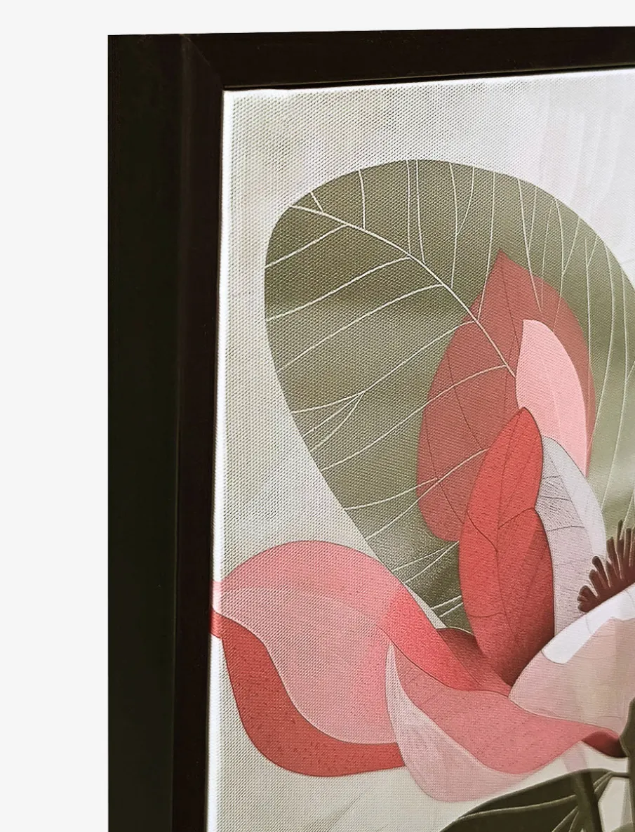 Framed Floral Canvas