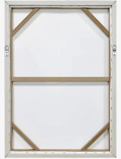 Framed Geometric Plaster Canvas