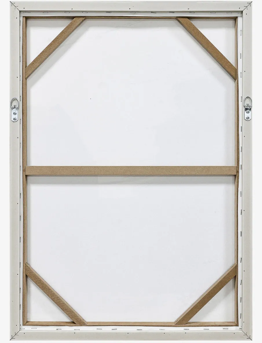 Framed Geometric Plaster Canvas