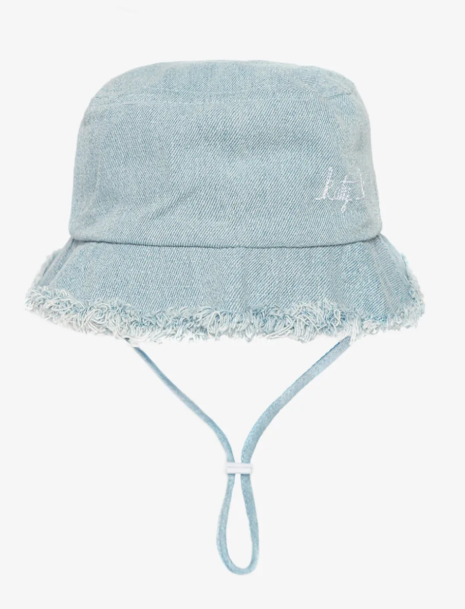 Frayed Buckle Hat