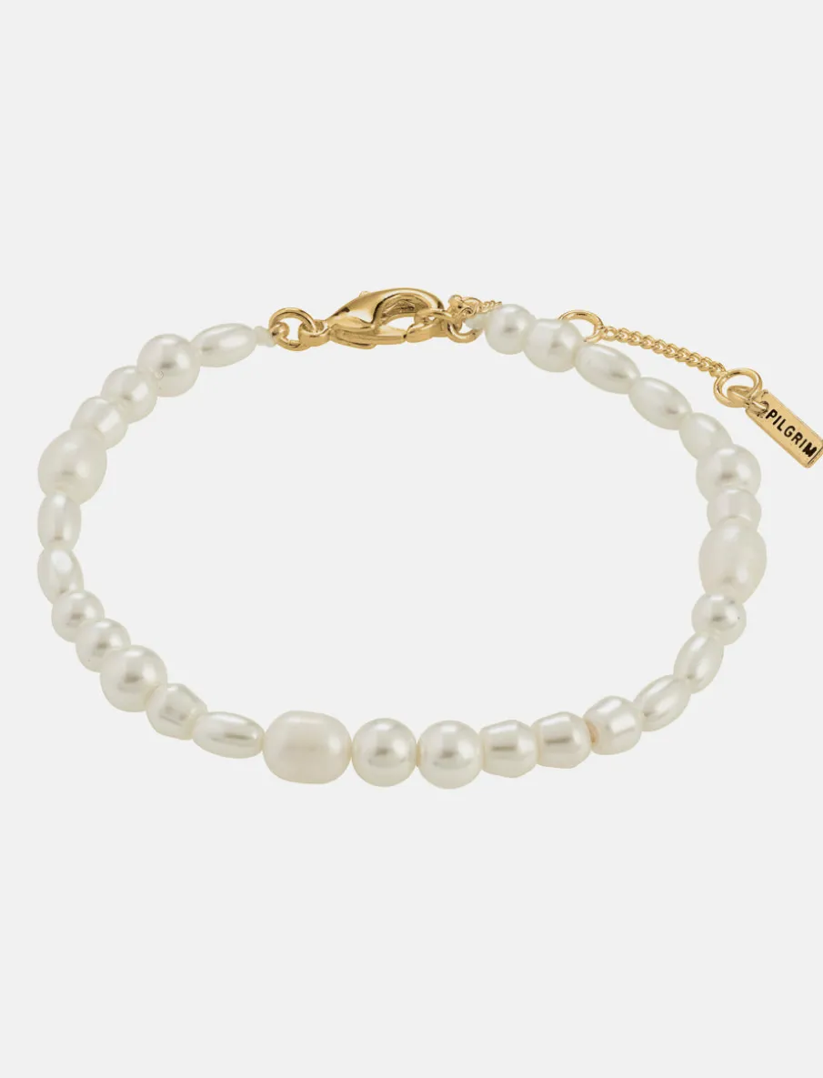 Freshwater Pearls and Glass Beads Bracelet