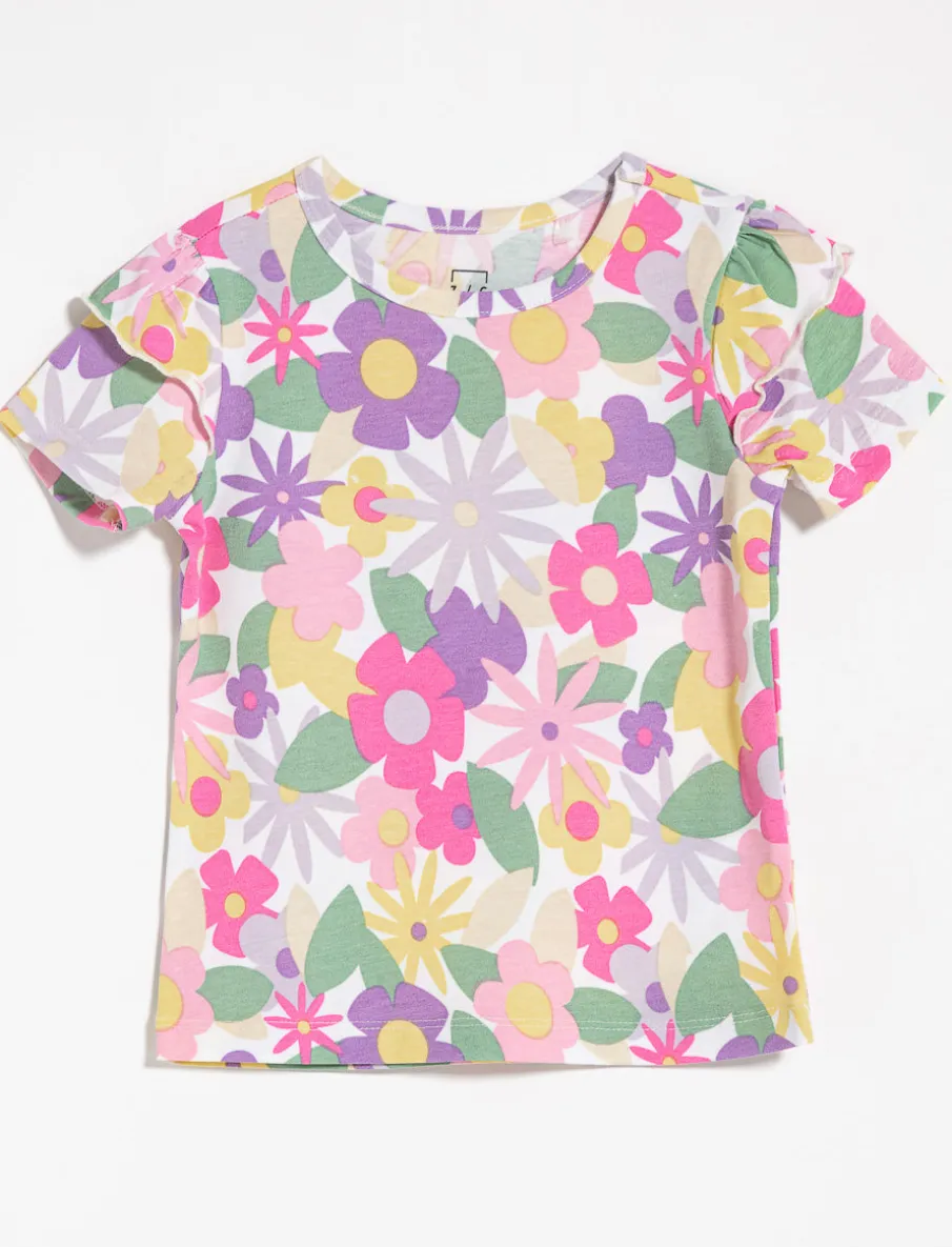 Frilled T-shirt