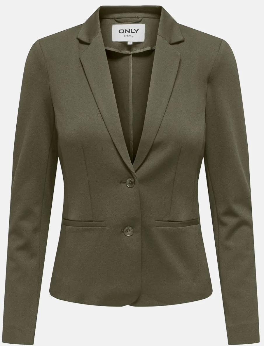 Front Pockets Blazer and Two-Button Closure